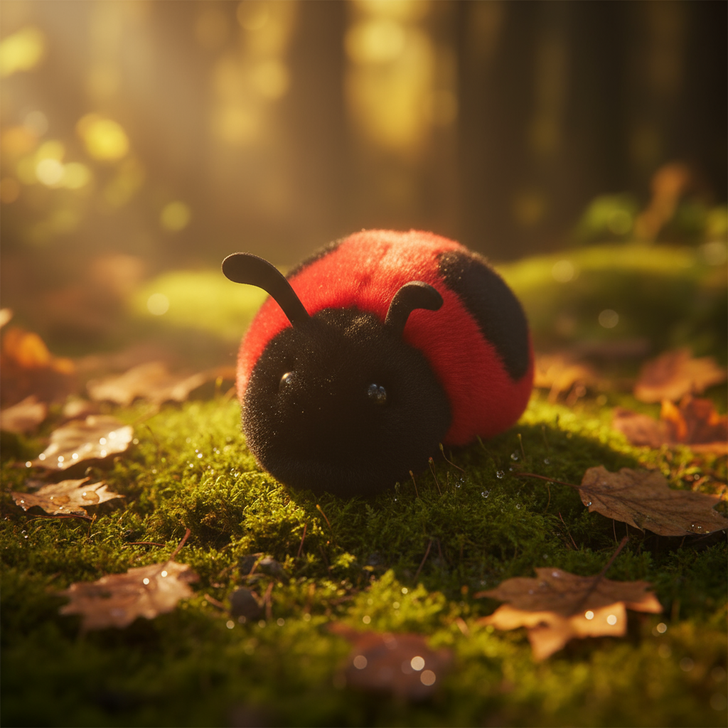 Ladybug Plush Toy – 11 cm