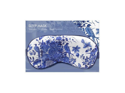 "Delft Blue Bird" Sleep Mask