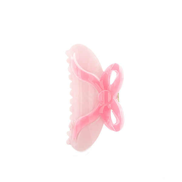 Pink Bow Hair Clip