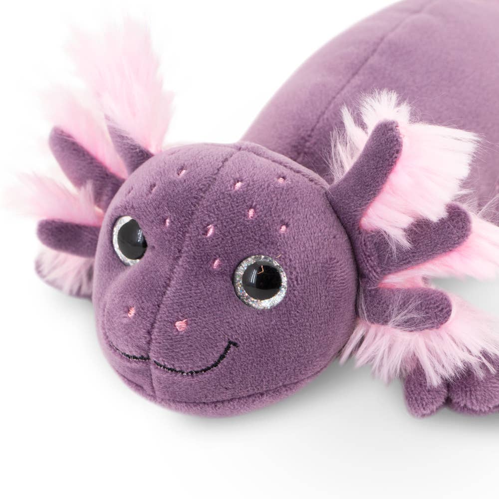 Peluche axolotl violet 20 cm