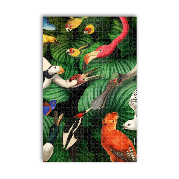 1000-piece puzzle, Teylers Museum, Bird Life