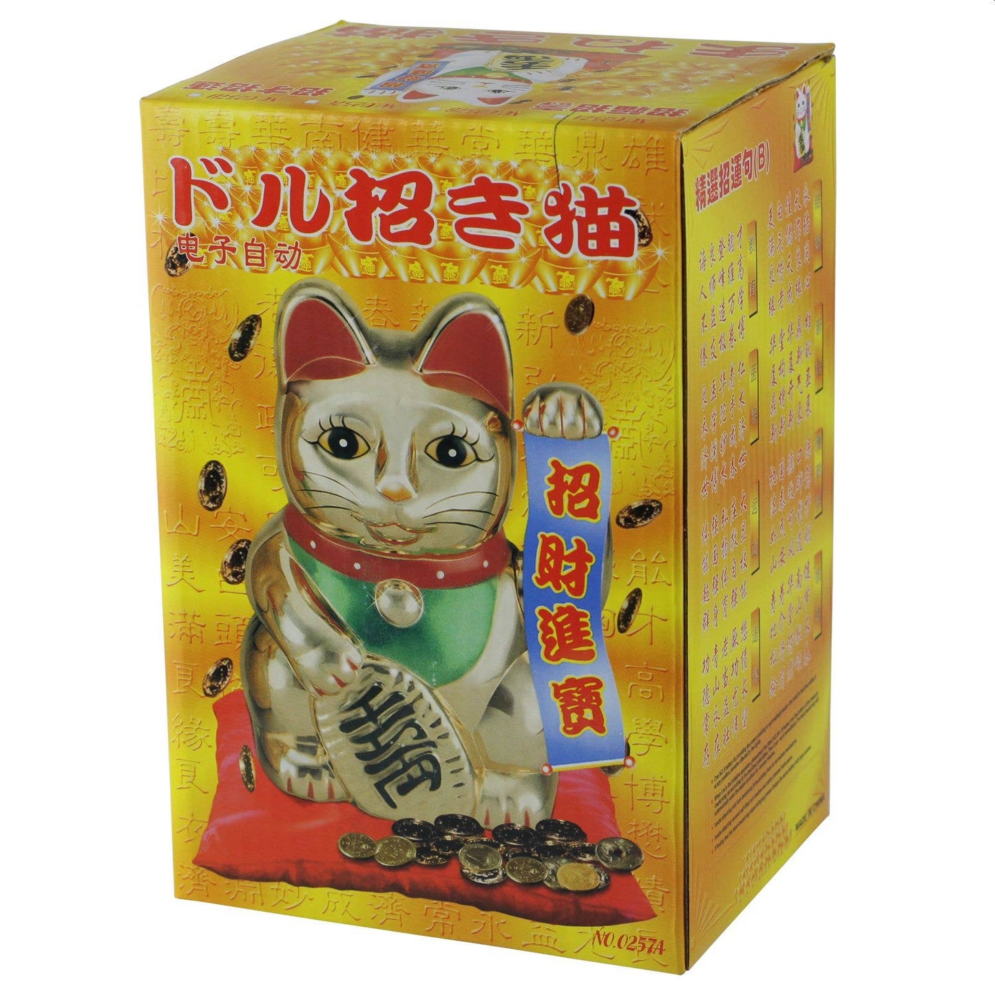 Lucky white cat 18cm