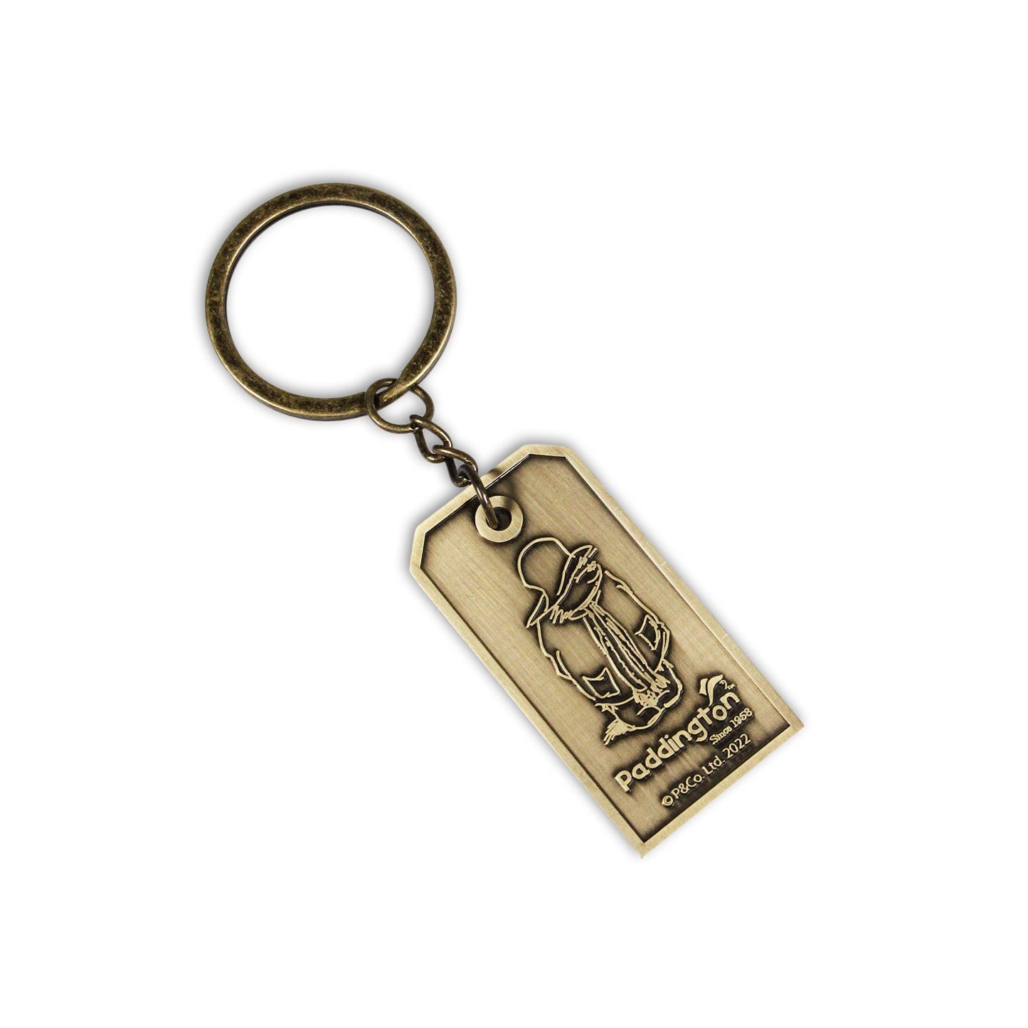 Paddington Keyring - Gold Tag