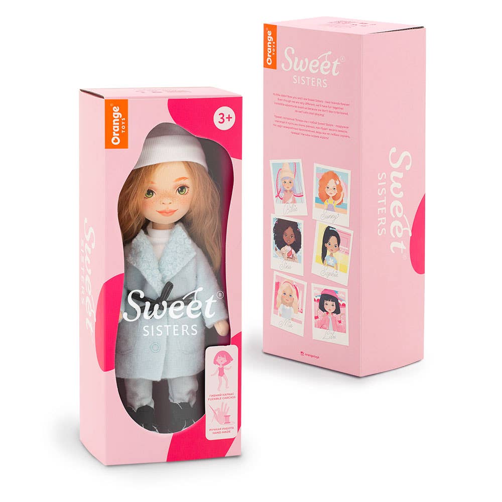 Poupée Sunny en manteau menthe - 32 cm