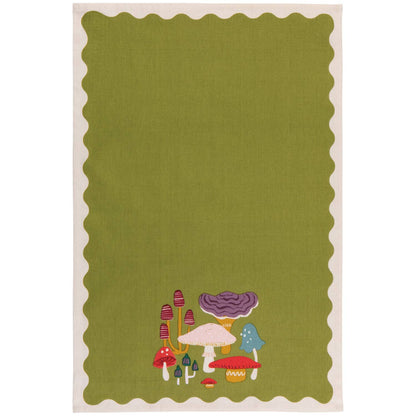 Set of 2 Jubilee Gems mushroom tea towels
