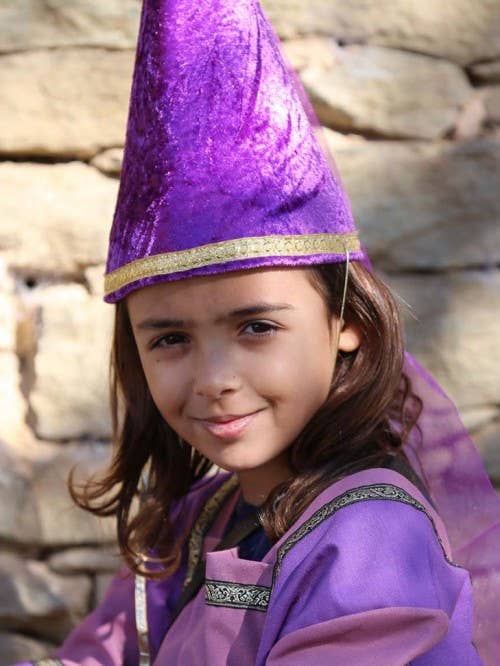 Fairy Cone Crown Purple Velvet