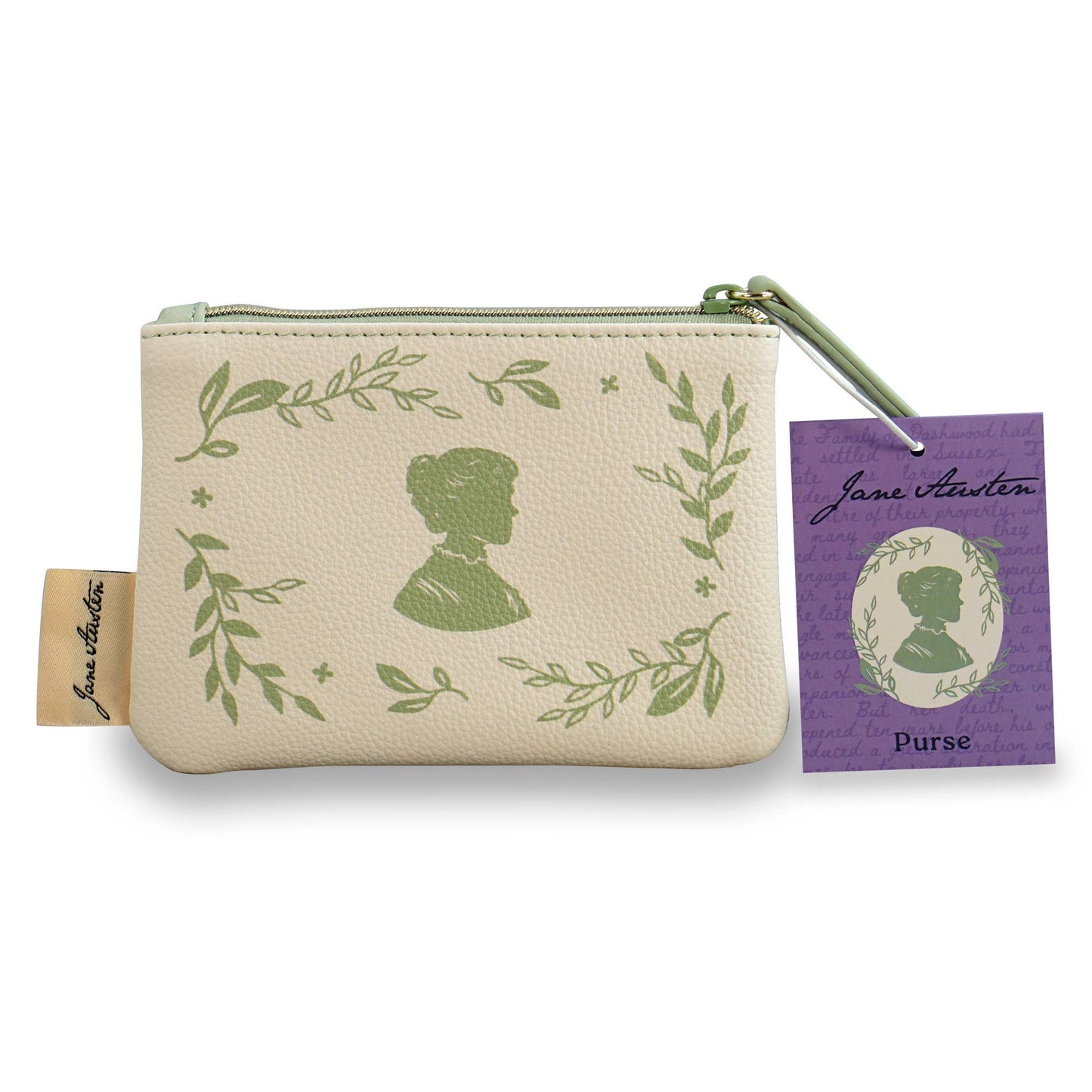Portemonnee van PU (9 cm x 13 cm) - Jane Austen (citaat)