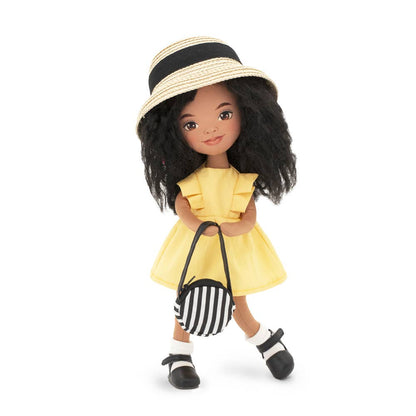 Tina-pop met gele jurk, 32 cm