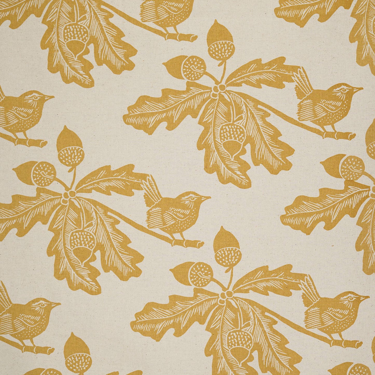 Torchon Woodland - feuille ocre