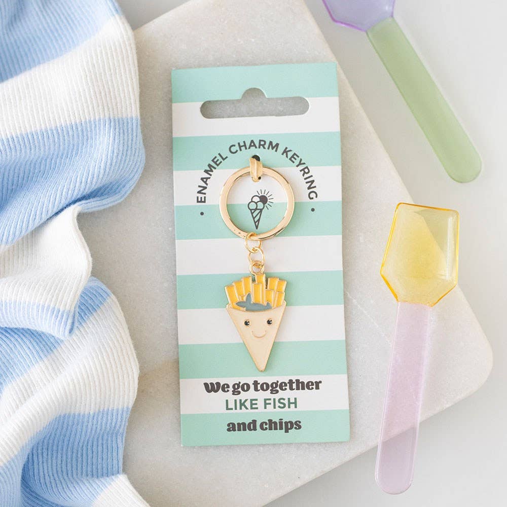 Fish &amp; Chips Keychain