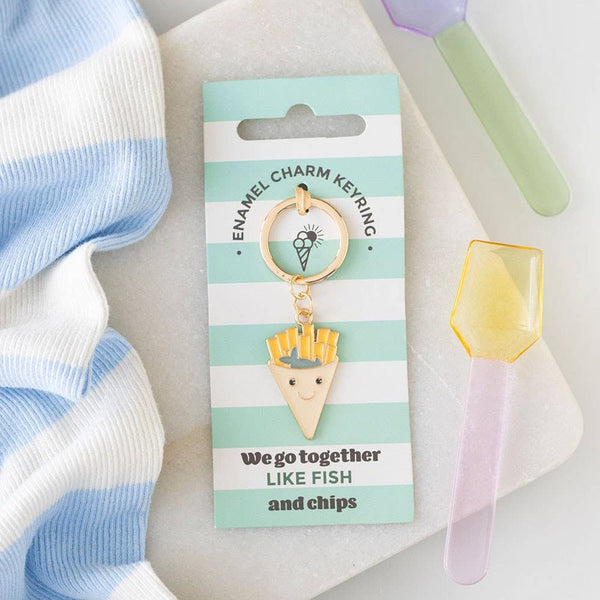Fish &amp; Chips Keychain