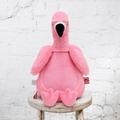 Peluche Flamant Rose Strawberry à Rembourrage Amovible