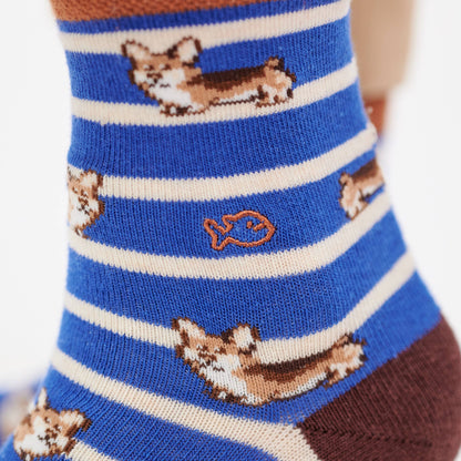 Children's Animal Socks - Corgi