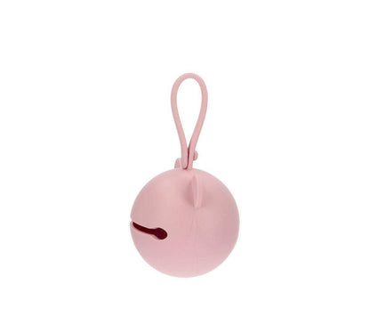 Pink Bear Silicone Soother Clip