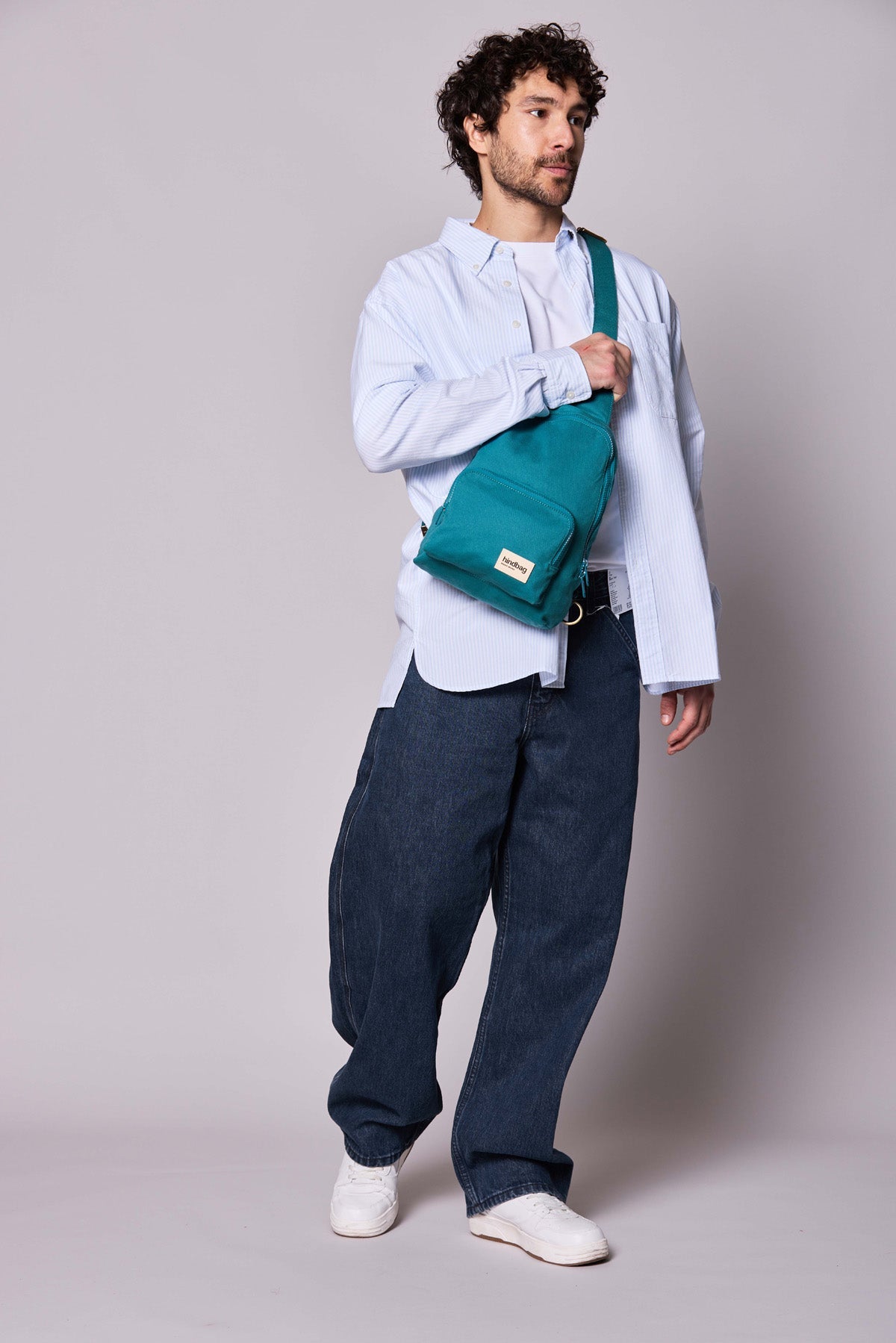 Sling bag Felix Bleu paon