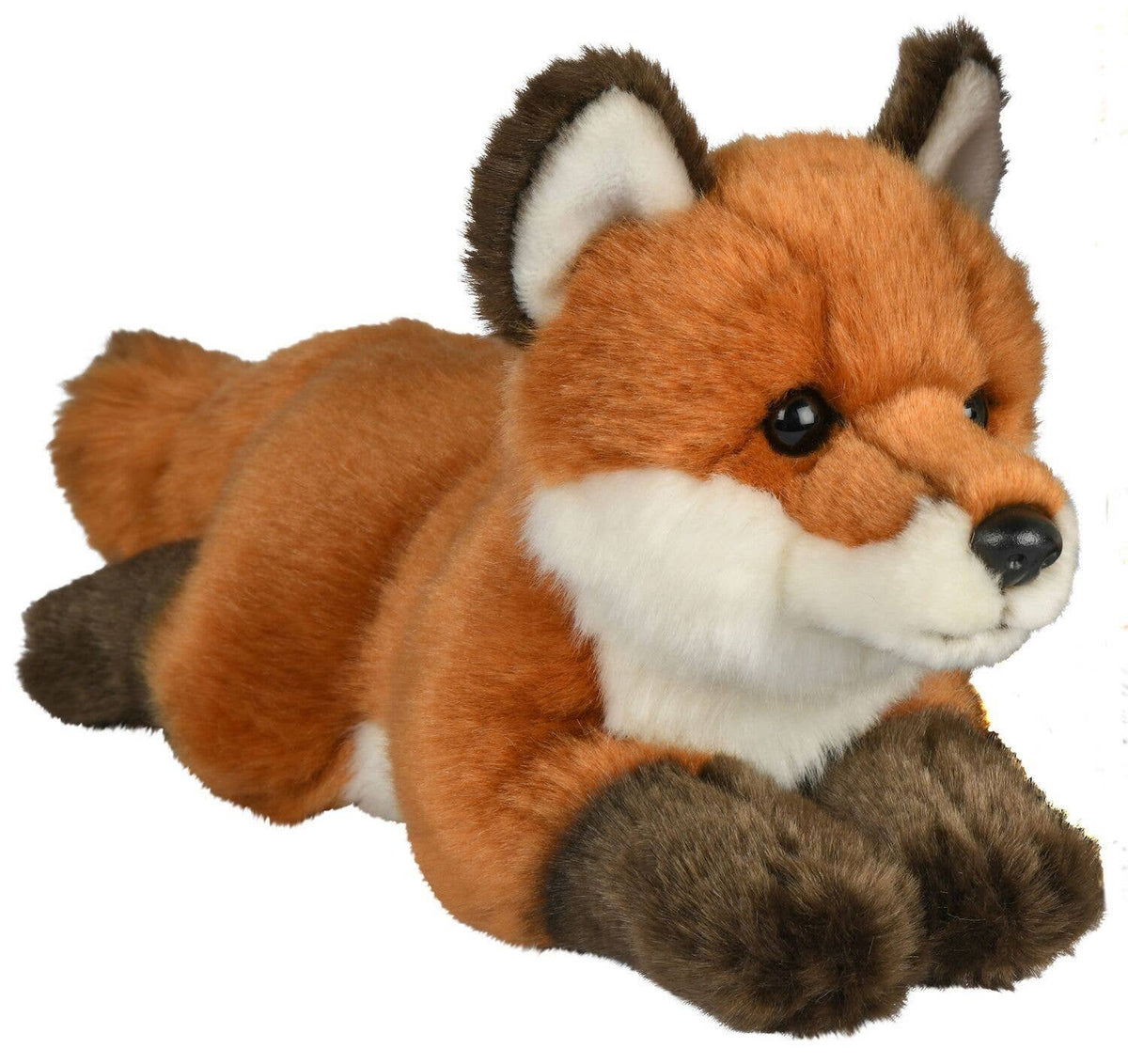 Lying red fox plush