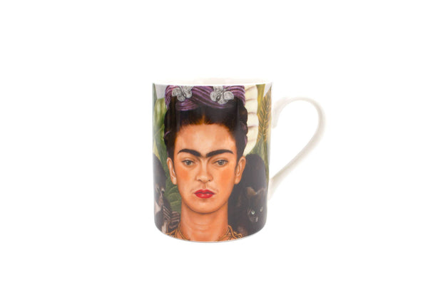 Frida Kahlo Mug - Self-Portrait with Hummingbird