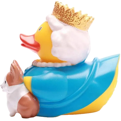 Canard Reine Elizabeth avec Corgi