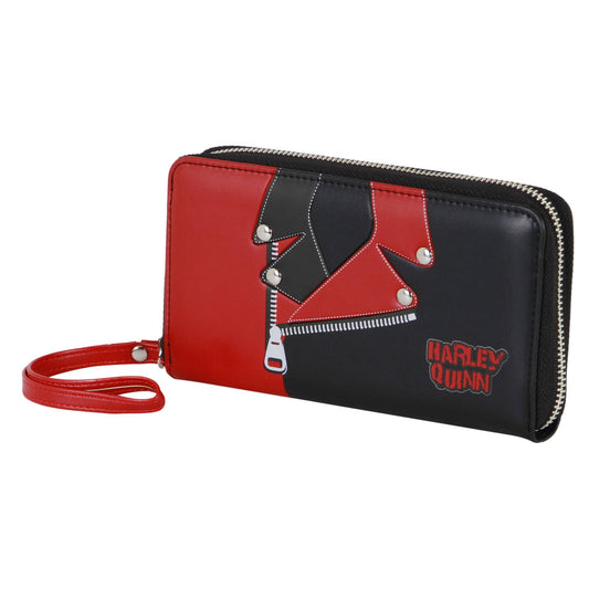 DC Comics Harley Quinn Essential Jacket-Wallet, Black
