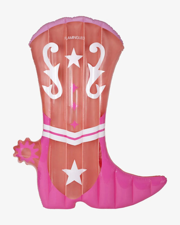 Pink cowboy boot float - BANDIDA