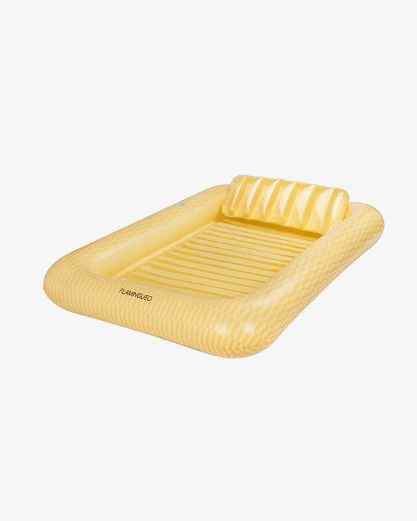 Floating yellow tanning pool - PORTOFINO