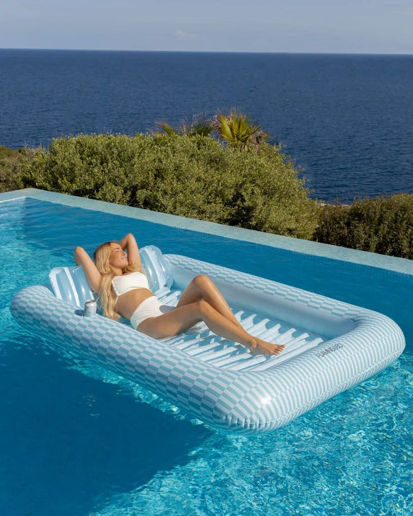 Blue Portofino Tanning Pool Float