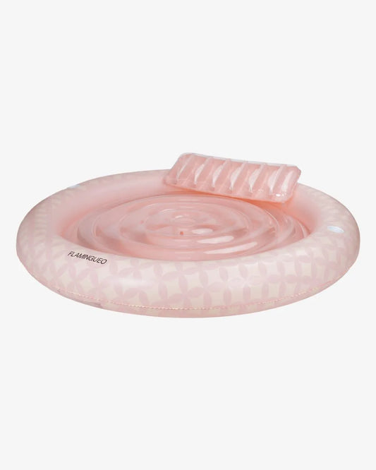 Round pink pool float - LUNA
