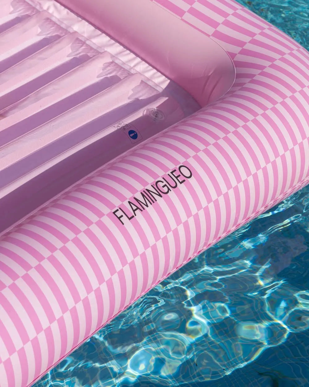 Pink Portofino tanning pool float