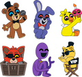 Set de pin's FNAF