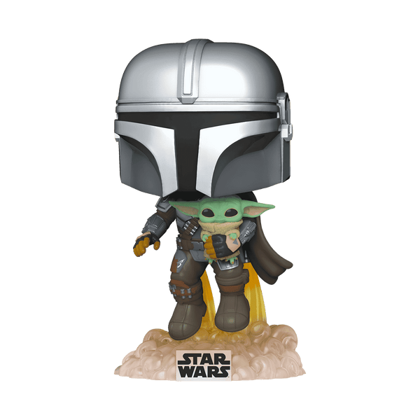 Pop! The Mandalorian Flying with Jet Pack #402 - vue officielle Funko 1