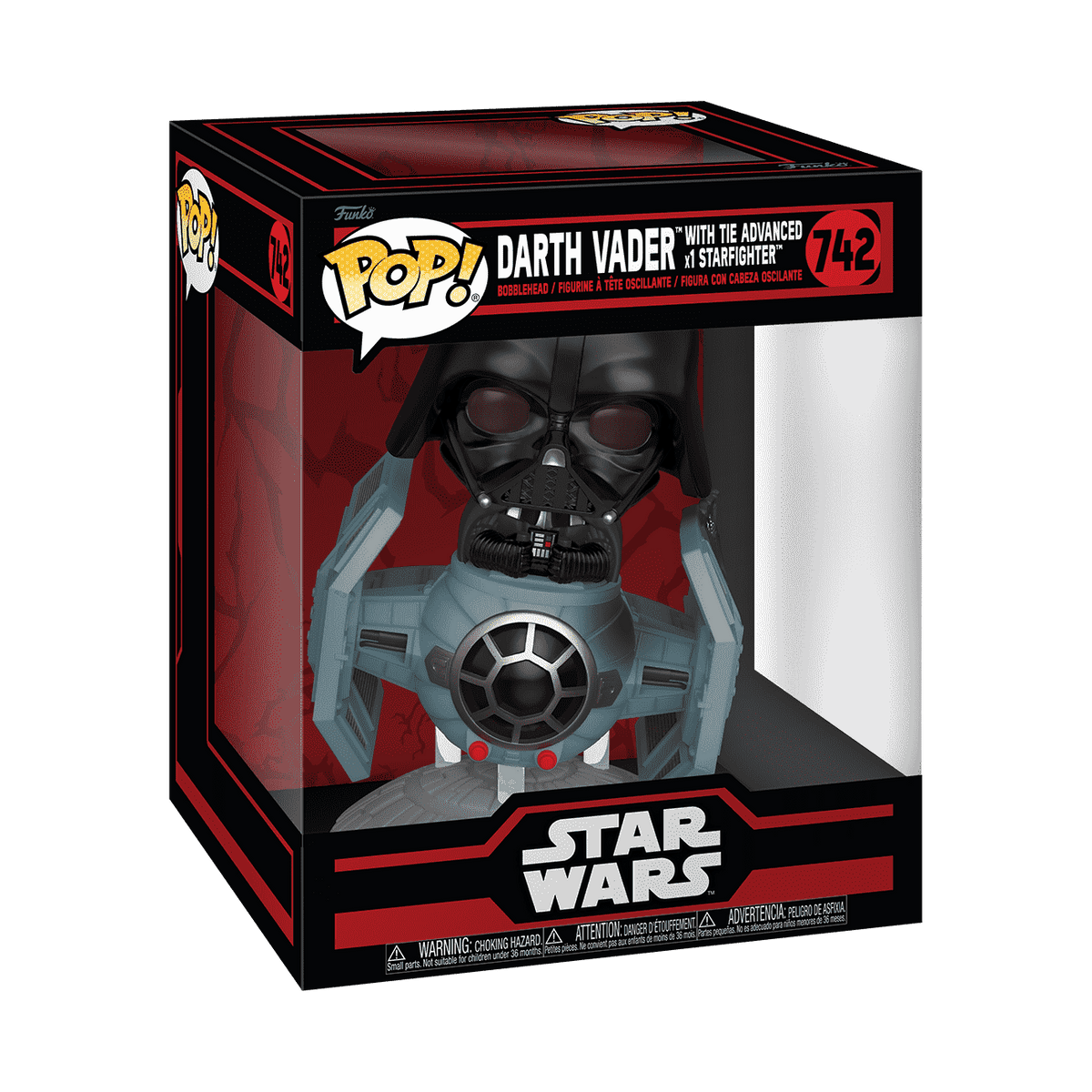 Pop! Rides Deluxe Darth Vader avec Chasseur TIE Advanced x1 #742
