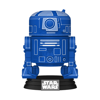 Pop! R2-D2 (Blueprint Deco) #798 - vue officielle Funko 1