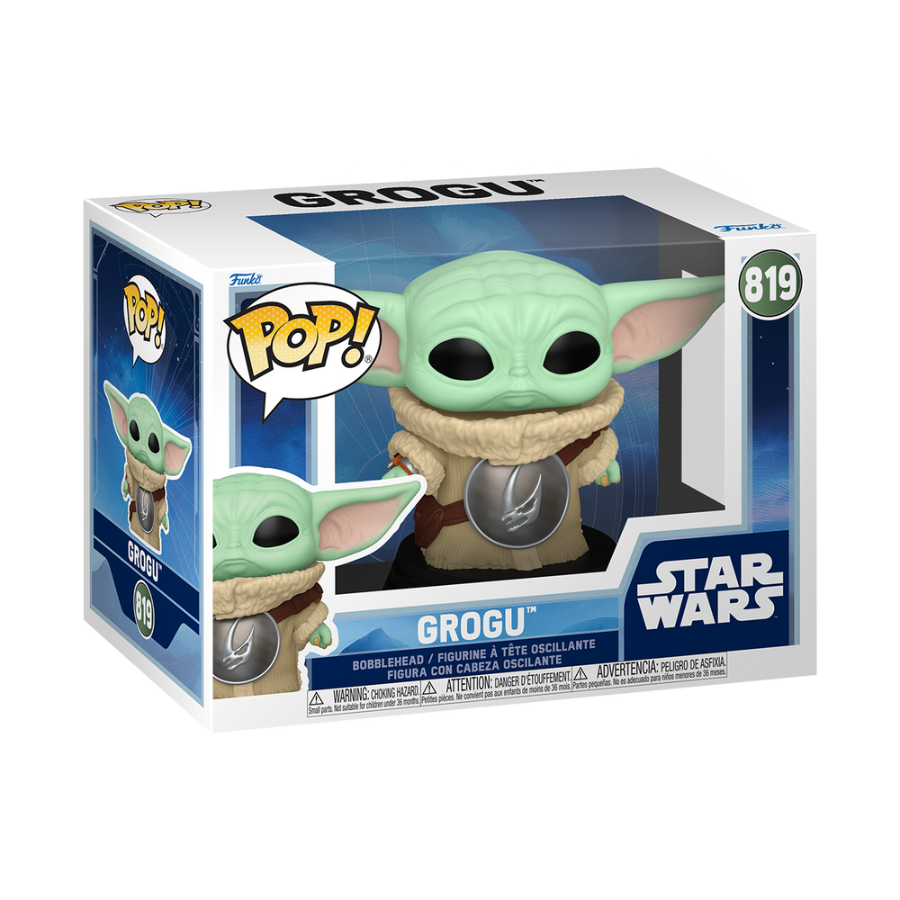 Pop! Grogu with Mudhorn Chest Armor