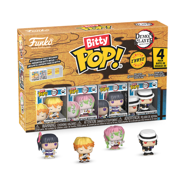 Bitty Pop! Demon Slayer 4-Pack Series 1 - packaging officiel