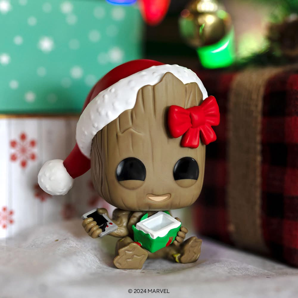 Pop! Groot avec Cadeau (Holiday)