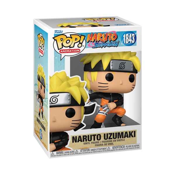 Pop! Naruto Uzumaki avec Kunai & Shuriken - packaging officiel