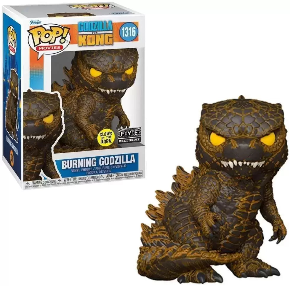 Pop! Brandende Godzilla (Glow)