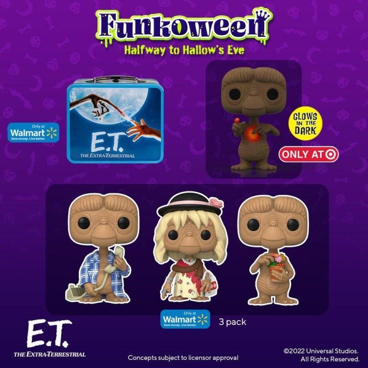 Pop! E.T. Pack de 3 Figurines