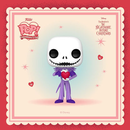 Funko Pop! Jack Skellington avec Cœur de St Valentin – L'Étrange Noël de monsieur Jack