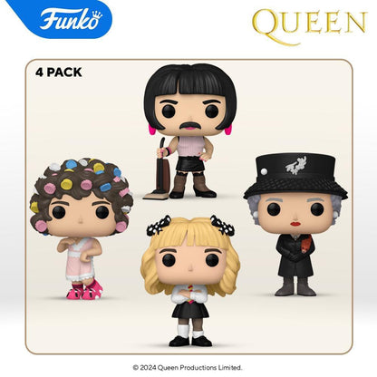 Funko Pop! QUEEN (I Want To Break Free) 4-Pack