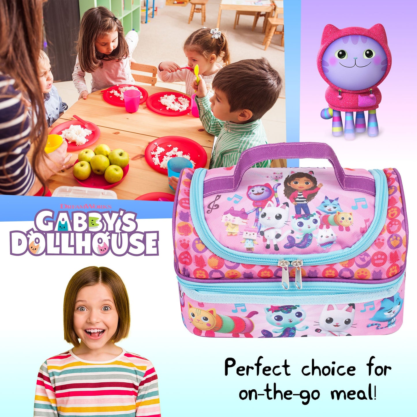 Gabby's Dollhouse Multi Lunch Bag