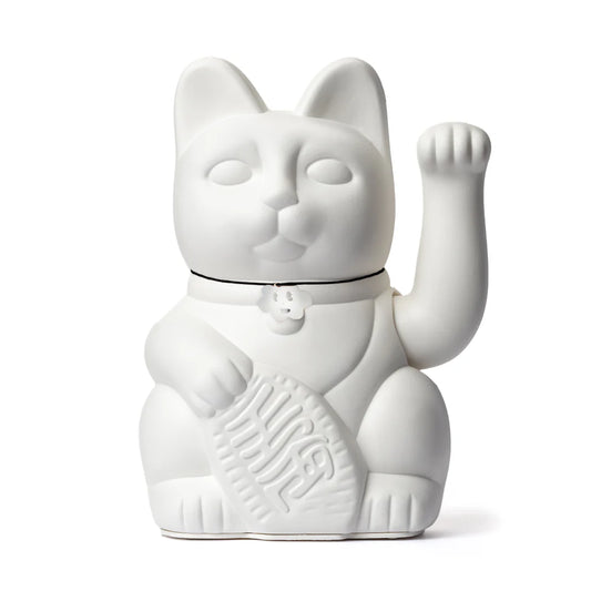 Lucky white cat