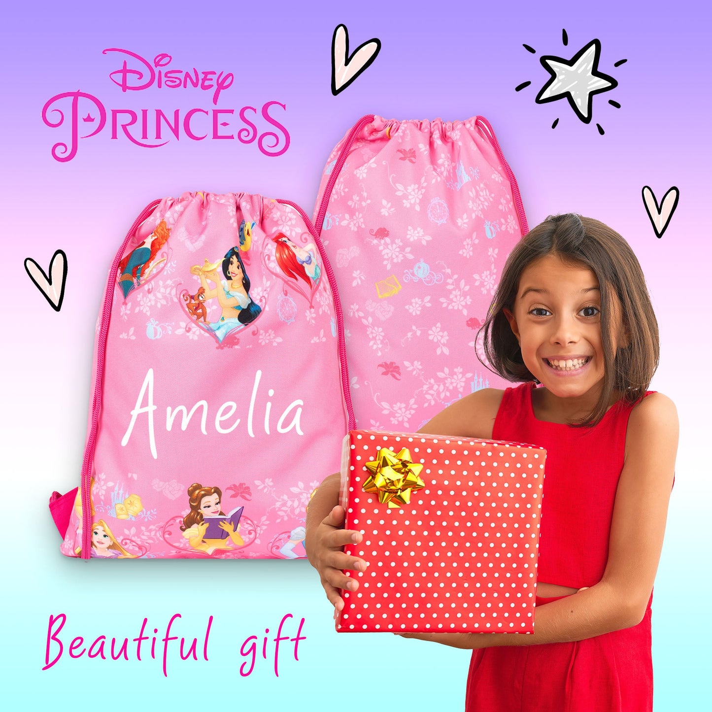 Disney Princess Sac à cordon for enfant