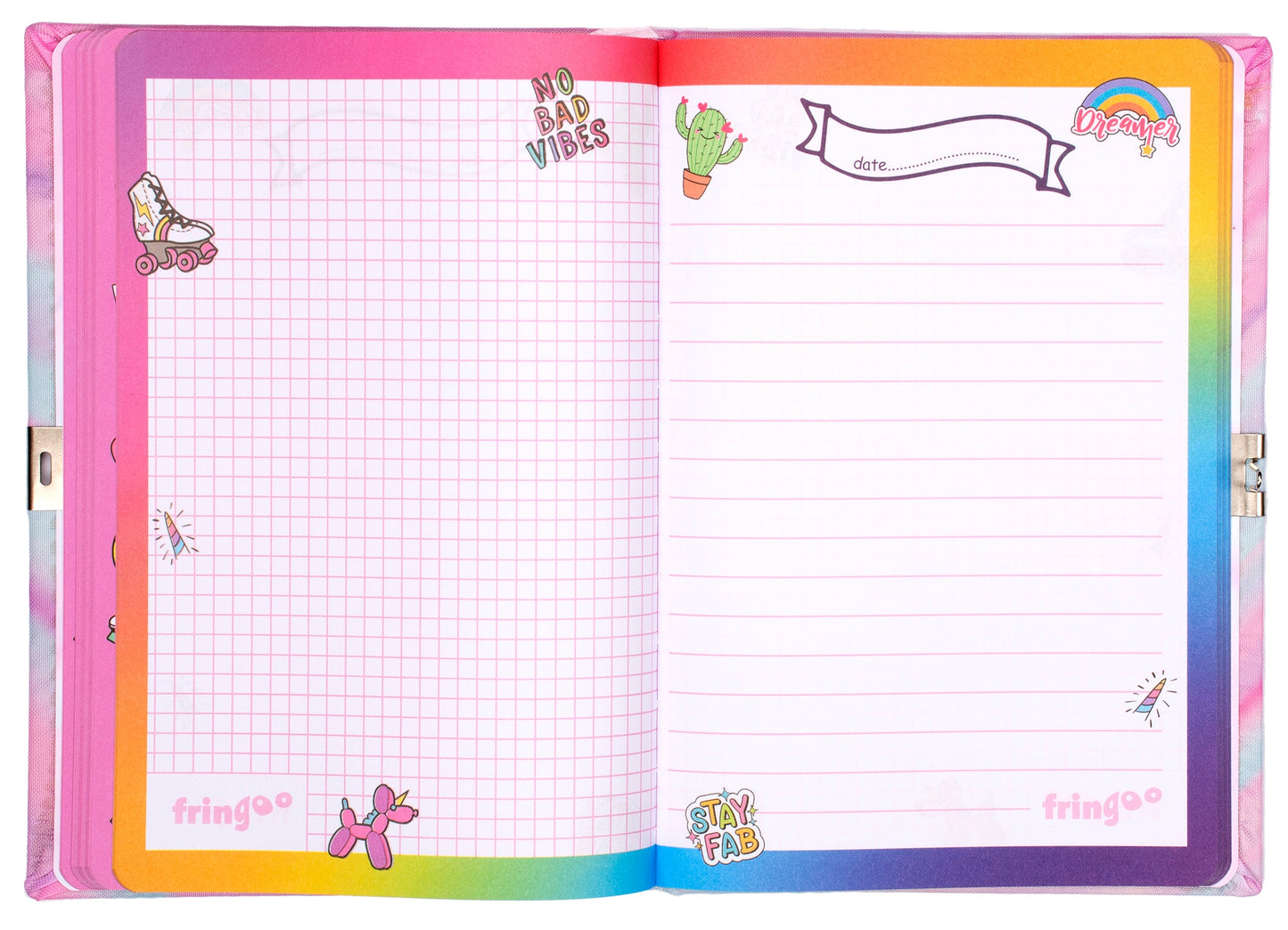 Personalized Notebook - Glitter Unicorn