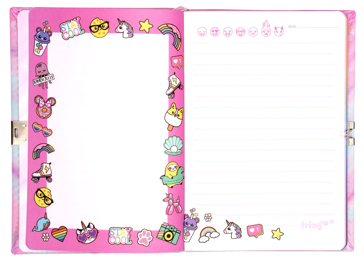 Personalized Notebook - Glitter Unicorn