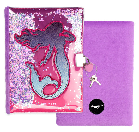 Journal secret pailleté – pailleté – sirène