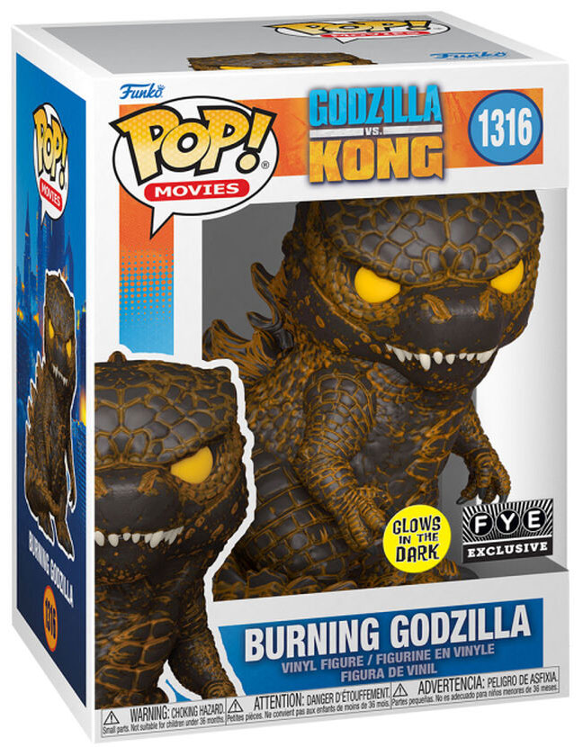 Pop! Brandende Godzilla (Glow)