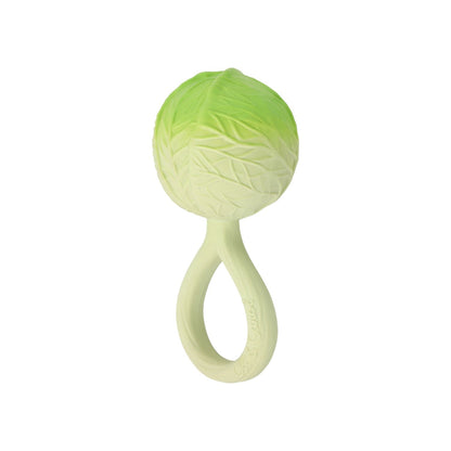 Green Cabbage Baby Rattle