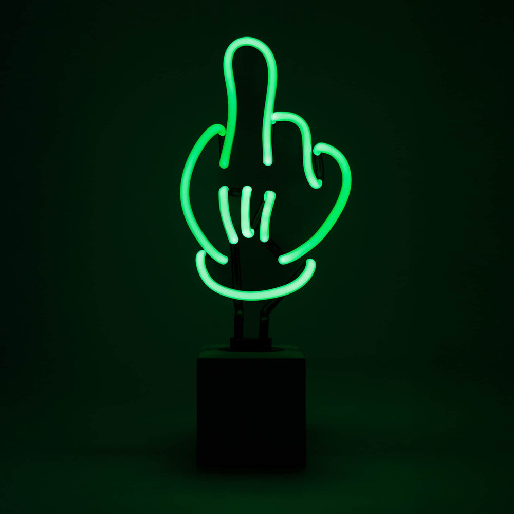 Neon handlamp "Fuck"