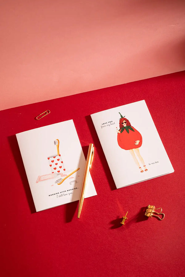 Love you tomatoes - Greeting card